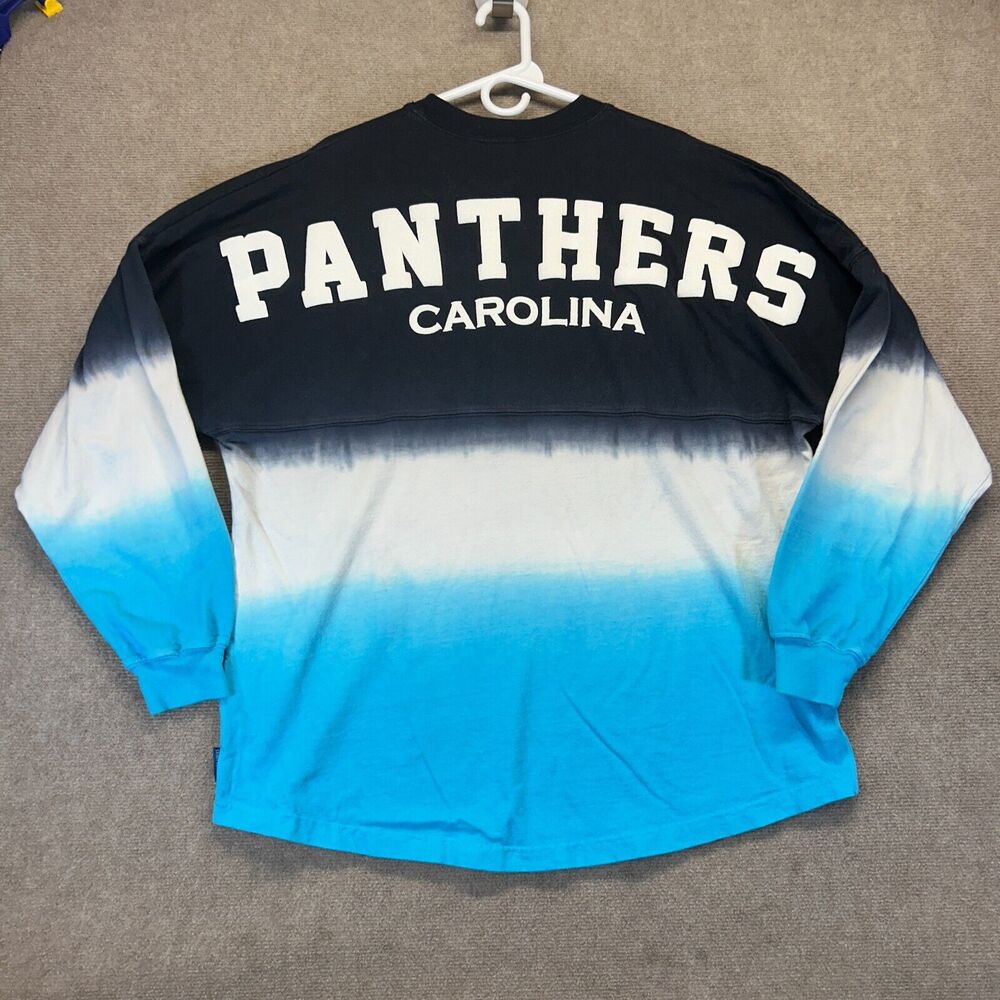 Carolina Panthers Spirit Jersey Shirt Adult Large Colorblock Ombre PRO Line